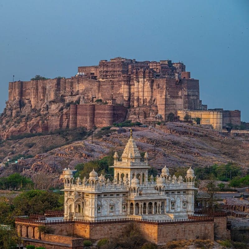 Mehrangarh Fort and Jaswant Thada, Jodhpur, Rajasthan
