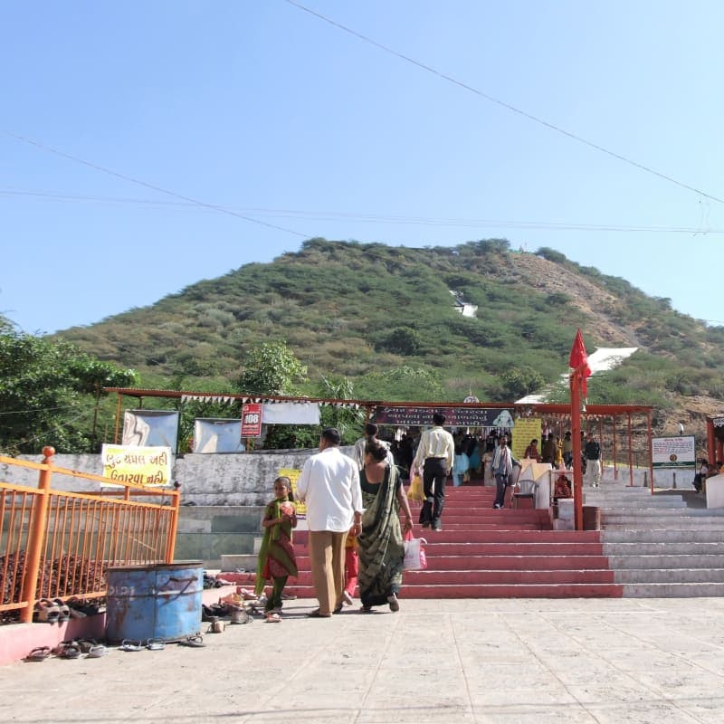 Chotila Chamunda temple hill, Surendranagar, Gujarat